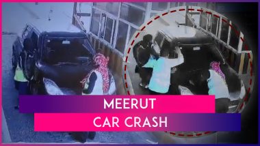 Meerut: Car Runs Over Woman Employee Of Kashi Toll Plaza On Delhi-Meerut Expressway; CCTV Footage Goes Viral