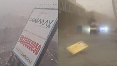 Mumbai Rains: Nine Killed, Over 70 Injured As 100-Foot Tall Billboard and Metal Tower Collapse Amid Gusty Wind and Rainfall