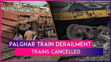 Palghar Train Derailment: Trains Cancelled By Western Railway After Goods Train Derails At Palghar, Check Details