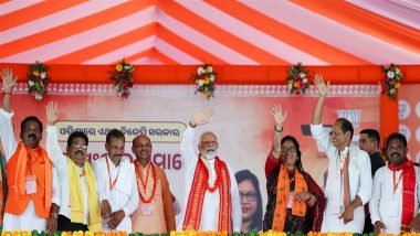 Naveen Patnaik Led-BJD Government Will Expire on June 4, Says PM Narendra Modi at Assembly Election Rally in Odisha (Watch Video)