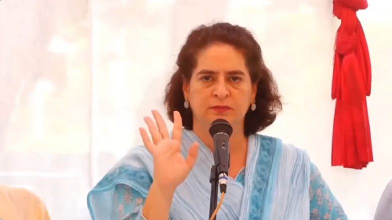 Ujjain Rape Case: Priyanka Gandhi Vadra Expresses Anguish Over Woman's Rape in Broad Daylight in Madhya Pradesh, Says ‘Humanity Has Been Tarnished by Such Incident on Holy Land’