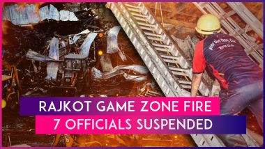 Rajkot Game Zone Fire: Gujarat Government Suspends 7 Officials Including 2 Cops, FSL Team Visits Spot For Probe