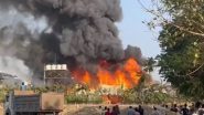 Rajkot Gaming Zone Fire Mishap: Four Children Among 27 Killed After Massive Blaze Erupts at TRP Mall's Gaming Zone; Owner Detained, SIT Probe Ordered (Watch Videos)