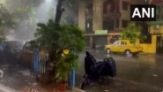 Cyclone Remal Update: Heavy Rains, Gusty Winds Lash Kolkata as Cyclone Remal Landfall Begins in West Bengal (Watch Videos)