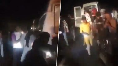 Rajgarh Road Accident: 13 Dead After Tractor Carrying Wedding Guests Overturns Near Rajasthan-Madhya Pradesh Border, Disturbing Video Surfaces