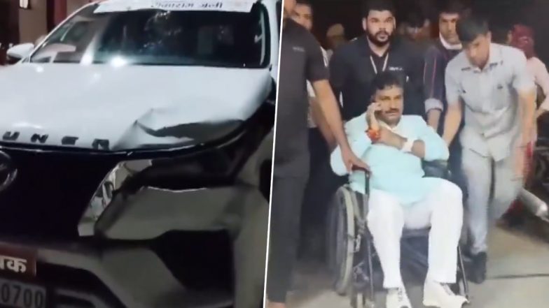 Tika Ram Jully Accident: Rajasthan LoP Injured After His Car Collides With Nilgai in Dausa, CM Bhajanlal Wishes Speedy Recovery (Watch Video)