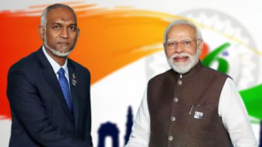 PM Modi Swearing-In Ceremony: Maldives President Mohamed Muizzu Lands in Delhi to Attend Oath Taking Ceremony of Narendra Modi (Watch Video)