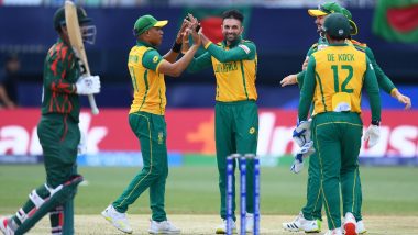 ICC T20 World Cup 2024: Aiden Markram’s Gamble on Kehsav Maharaj Pays Off As South Africa Seal Win in Dramatic Fashion Over Bangladesh