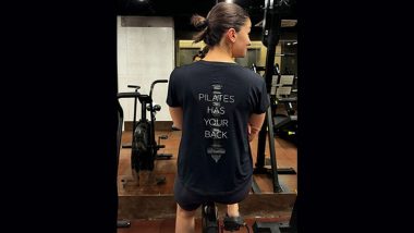 Alia Bhatt Rocks ‘Pilates Has Your Back’ Tee While Crushing It on the Cycling Machine (See Pic)