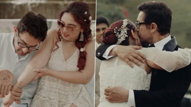 Father’s Day 2024: Aamir Khan Admits Daughter Ira Khan ‘Grew Quite Faster,’ Croons ‘Babul Ki Duayen Leti Ja’ in Unseen Wedding Video – WATCH 