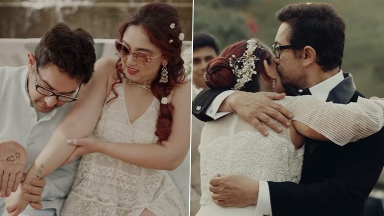 Father’s Day 2024: Aamir Khan Admits Daughter Ira Khan ‘Grew Quite Faster,’ Croons ‘Babul Ki Duayen Leti Ja’ in Unseen Wedding Video – WATCH 