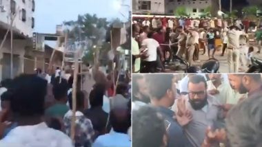 Medak Violence: Members of Two Communities Clash in Telangana's Medak Over Cow Transportation, Section 144 Imposed (Disturbing Videos)