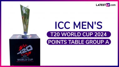 ICC T20 World Cup 2024 Points Table Group A: Pakistan End Tournament Campaign With Narrow Win Over Ireland, India and USA Qualify for Super Eights