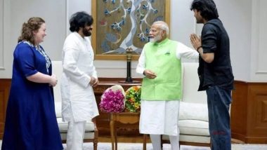 Pawan Kalyan Meets PM Narendra Modi! Jana Sena Leader With Family Share Time With India's Prime Minister (View Pic)