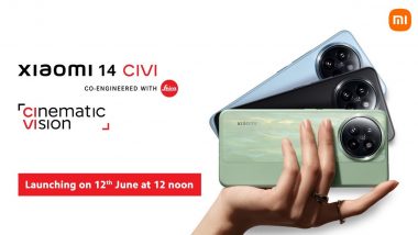 Xiaomi 14 Civi Price Leaked Ahead of Launch on June 12; Check Confirmed Specifications and Features of Upcoming Xiaomi Smartphone