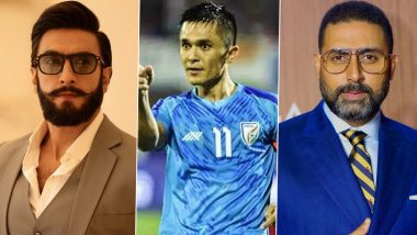 As Sunil Chhetri Retires From International Football, Ranveer Singh, Abhishek Bachchan and Other Celebs Honour His Remarkable Career (See Posts)