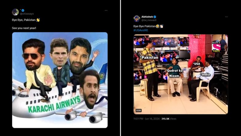 Bye Bye Pakistan Funny Memes: Fans Share Hilarious Memes and Jokes After Pakistan Cricket Team’s Elimination From T20 World Cup 2024 Super Eight Race