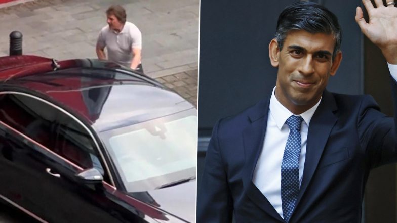 Awkward! Tom Cruise Almost Gets Into UK Prime Minister Rishi Sunak’s Car in London (Watch Video)