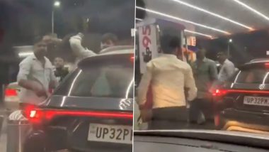 Lucknow Shocker: Youth Brutally Assaulted With Belt by Group at Petrol Pump in Vibhutikhand, Police Respond After Video Goes Viral