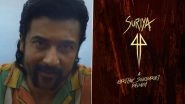 Suriya 44 Update: Suriya Sports Intriguing Look in First Shot of Karthik Subbaraj&rsquo;s Upcoming Film! (Watch Video)