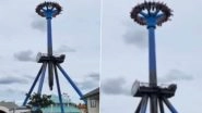 US: Amusement Park Ride Malfunctions in Oregon, Crews Rescue 30 People Trapped Upside Down (Watch Video)