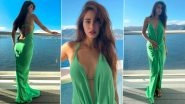 Disha Patani Brings Vacation Vibes in Green Backless Gown at Anant Ambani and Radhika Merchant&rsquo;s Pre-Wedding Cruise Party! (See Pics)