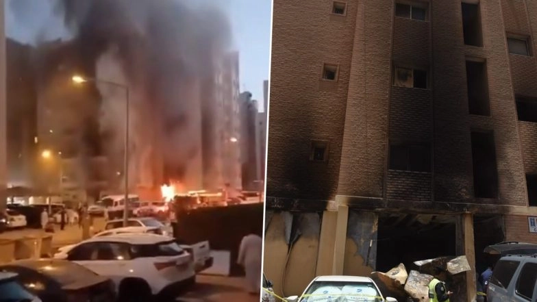 Kuwait Fire Tragedy: Kerala Health Minister Veena George To Leave for Al-Mangaf To Coordinate Repatriation of Bodies of Victims to India