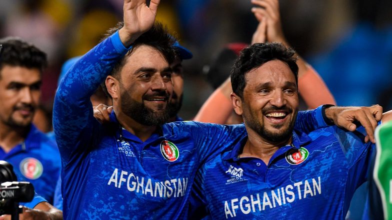 ICC T20 World Cup 2024: Rashid Khan Says Afghanistan Qualifying for Semifinals Is 'Something Like a Dream' (Watch Video)