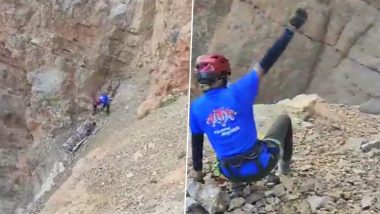 Himachal Pradesh: Missing American Paraglider’s Remains Retrieved After 48-Hour Rescue Mission Lahoul and Spiti (Watch Video)