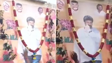 Nandamuri Balakrishna Fans Use Garland Made of Goat Heads To Celebrate Balayya’s Victory As Hindupur MLA in Andhra Assembly Elections (Watch Video)