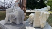 Abraham Lincoln&rsquo;s Wax Statue Melts in Washington DC Due to Intense Heat, Pictures of the Former US President&rsquo;s Sculpture Go Viral