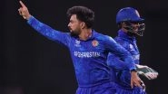 ICC T20 World Cup 2024: Afghanistan Spinner Rashid Khan Becomes Player With Most Four-Wicket Hauls in Men&rsquo;s T20Is