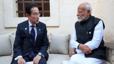 Bullet Train Project: PM Narendra Modi, Japan's Kishida Discuss Mumbai-Ahmedabad High Speed Rail Project on Sidelines of G7 Summit 2024 (See Pics and Video)