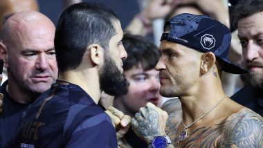 Islam Makhachev vs Dustin Poirier Fight Live Streaming on SonyLIV: Watch Free Live Telecast of UFC 302 on TV in India