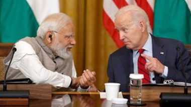 PM Modi-Biden Hold Telephonic Conversation: US President Joe Biden Lauds PM Narendra Modi for His ‘Message of Peace and Humanitarian Support’ for Ukraine After Later’s Visit to Kyiv