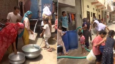 Rajasthan Water Crisis: Amid Scarcity of Water in Many Parts of Jaipur, State Government Ramps Up Water Conservation Work (Watch Video)