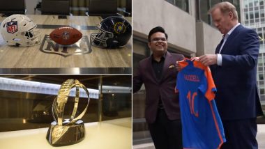 BCCI Secretary Jay Shah Meets NFL Commissioner Roger Goodell at New York Headquarters in Midst of ICC T20 World Cup 2024, Video Goes Viral