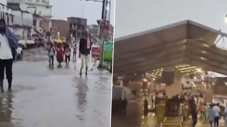 Ayodhya Rains Video: Heavy Rainfall Triggers Waterlogging in Uttar Pradesh City