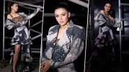 Hansika Motwani Slays Chic Look in Bomber Jacket and Matching Skirt, Fashionable Pictures Will Inspire Your Wardrobe