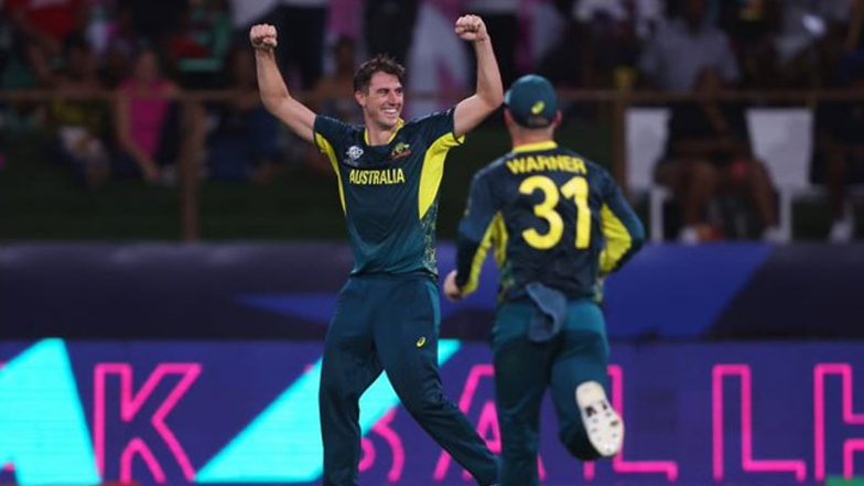 Fans Laud Pat Cummins, Call Him 'Legend' After Australian Pacer Takes His Second Consecutive Hat-Trick During AFG vs AUS T20 World Cup 2024 Super 8 Match