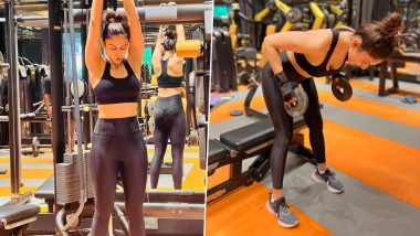 Rakul Preet Singh Sets Major Fitness Goals With Intense Workout Session Pics, Says ‘Struggle Is Very Real’