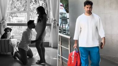 Varun Dhawan Spotted Outside Mumbai Hospital Amid Reports of Pregnant Wife Natasha Dalal Going Into Labour