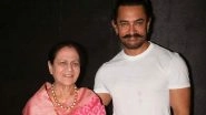 Aamir Khan To Throw a Grand Party for His Mother Zeenat Hussain&rsquo;s 90th Birthday; Bollywood Superstar To Host More Than 200 Family Members for the Bash &ndash; Reports