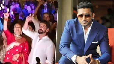 Yo Yo Honey Singh Rocks Sonakshi Sinha and Zaheer Iqbal’s Wedding Reception With ‘Angreji Beat’ (Watch Video)