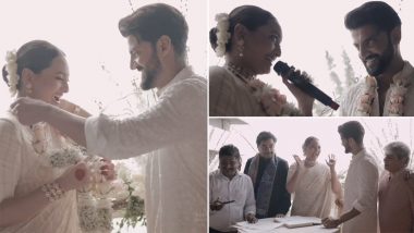 Sonakshi Sinha and Zaheer Iqbal Wedding Video Out; Newlyweds Give Fans Peek Inside Their Intimate 'Shaadi' (Watch Video)