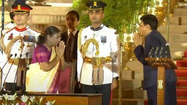 Piyush Goyal, First Time Lok Sabha Member, Takes Oath As Union Minister in Modi 3.0 Cabinet (Watch Video)