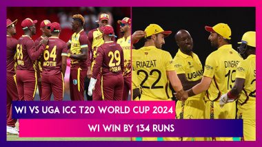 WI vs UGA ICC T20 World Cup 2024 Stat Highlights: Akeal Hosein, Johnson Charles Help West Indies Beat Uganda By 134 Runs