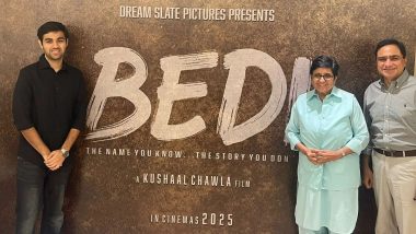 BEDI: Former IPS Officer Dr Kiran Bedi Confirms Her Biopic Directed by Kushaal Chawla, Shares Motion Poster (Watch Video)