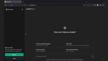 AI Chatbot ChatGPT Down Globally, OpenAI Says Working on Fix