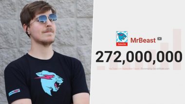 MrBeast Subscribers Grow Significantly in Past Few Days From 266 Million to Now 272 Million